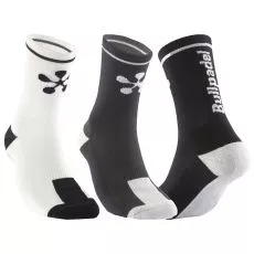 Bullpadel Premier Padel Socken Schwarz / Grau & Wei&szlig; / Schwarz 2er-Pack