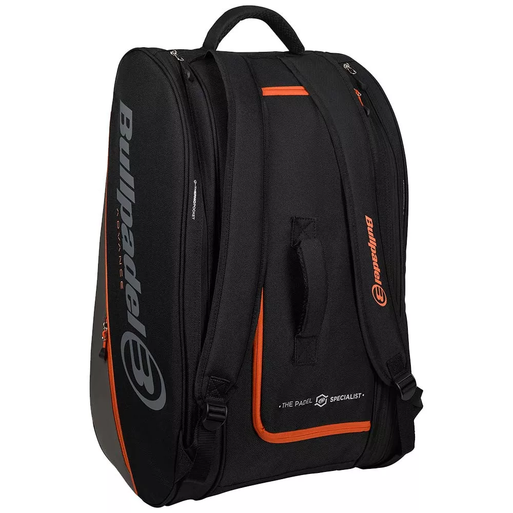 Bullpadel Advance Schl&auml;gertasche (Thermobag) Schwarz / Orange