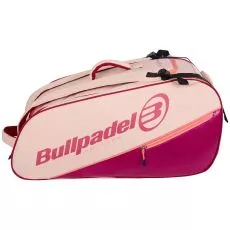 Bullpadel Advance Schl&auml;gertasche (Thermobag) Beige / Rosa