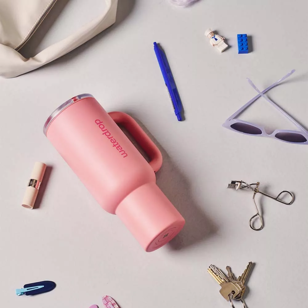 Waterdrop Explorer Thermo-Trinkflasche Zartrosa