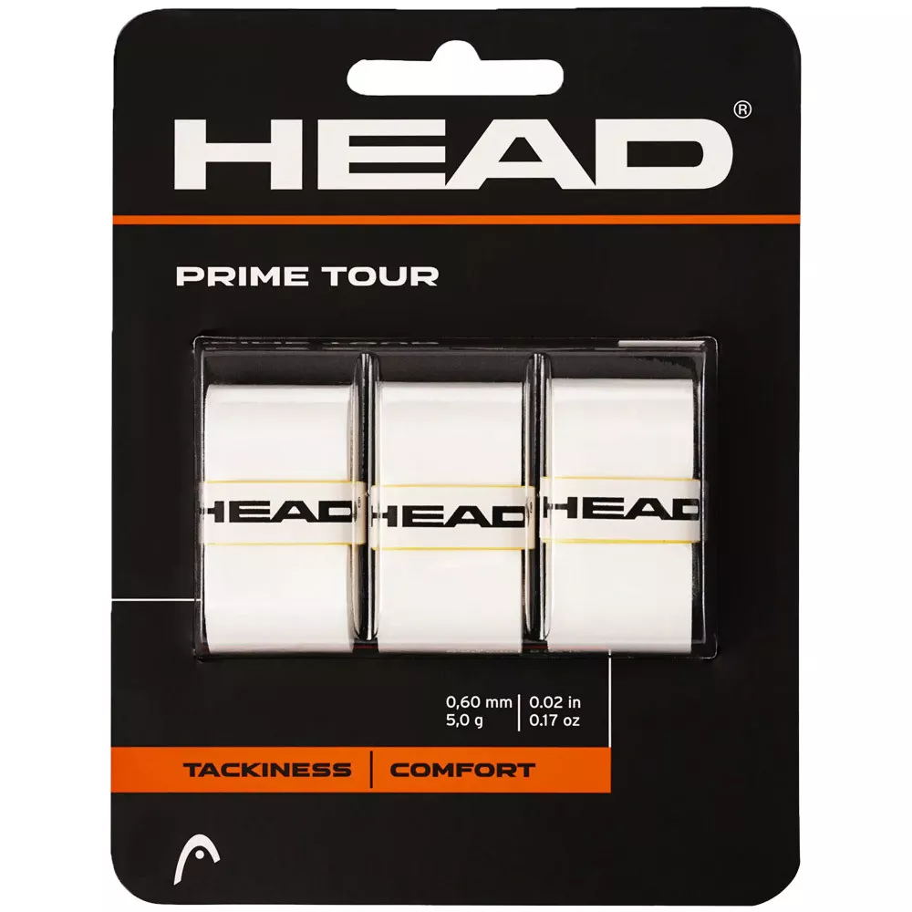 Head Prime Tour Overgrip Wei&szlig; 3er-Pack
