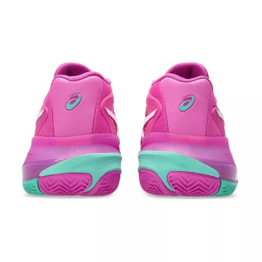 Asics Gel Resolution X Tennisschuhe Sandplatz Rosa / Gr&uuml;n