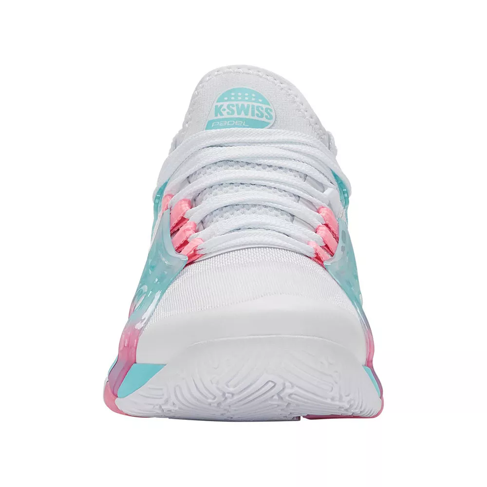 K-Swiss K-Frame Padelschuhe Damen Wei&szlig; / Rosa / Blau
