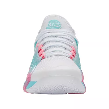 K-Swiss K-Frame Padelschuhe Damen Wei&szlig; / Rosa / Blau