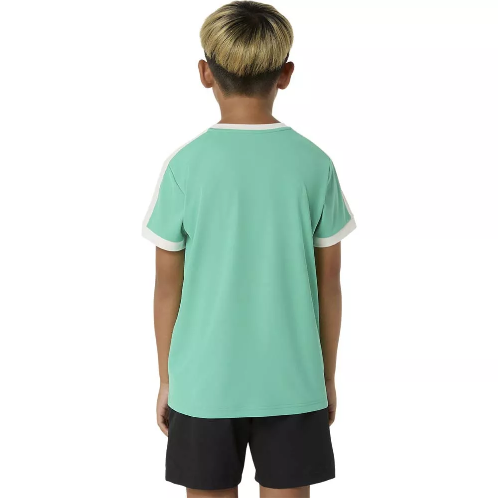 Asics T-Shirt Jungen Gr&uuml;n