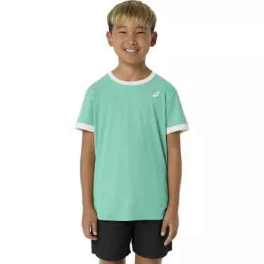 Asics T-Shirt Jungen Gr&uuml;n