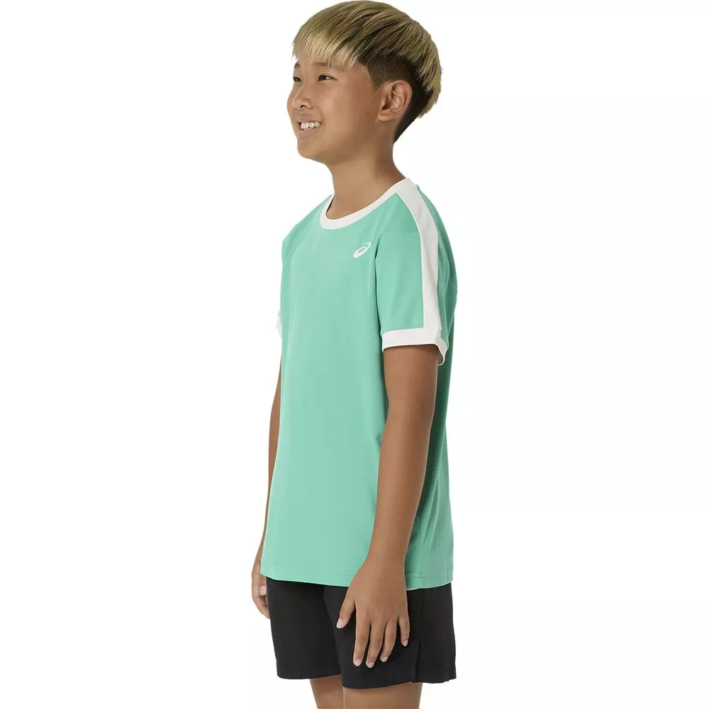 Asics T-Shirt Jungen Gr&uuml;n