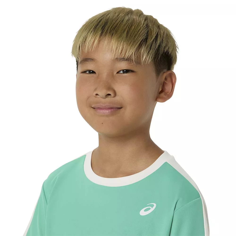 Asics T-Shirt Jungen Gr&uuml;n