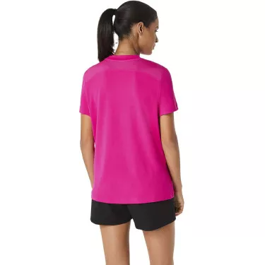Asics Court SS T-Shirt Damen Rosa