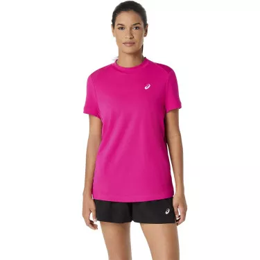 Asics Court SS T-Shirt Damen Rosa