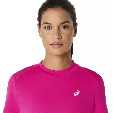 Asics Court SS T-Shirt Damen Rosa