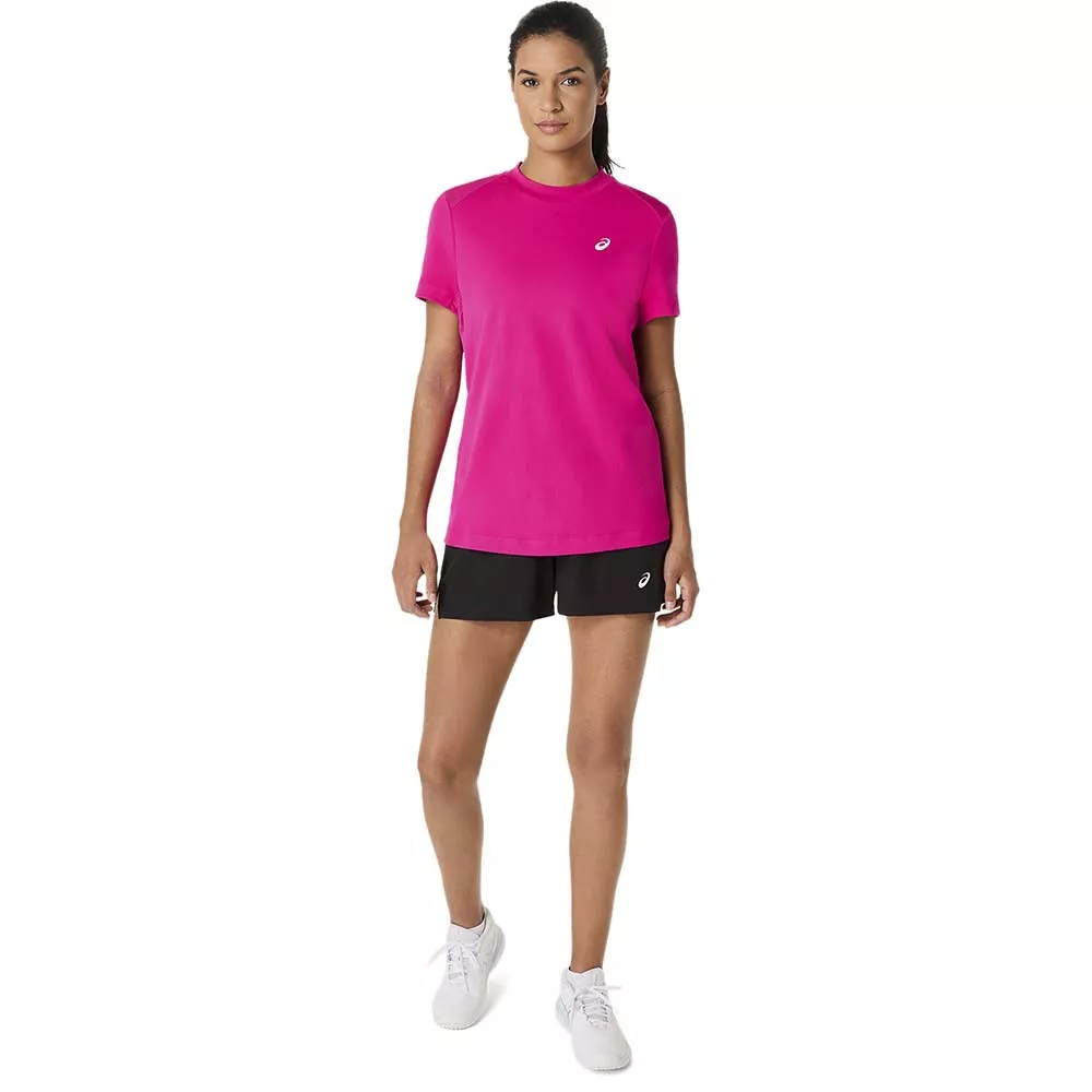 Asics Court SS T-Shirt Damen Rosa