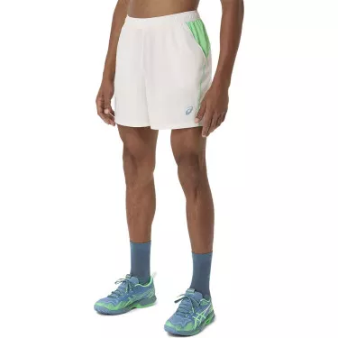 Asics Padel Court Short Creme / Gr&uuml;n