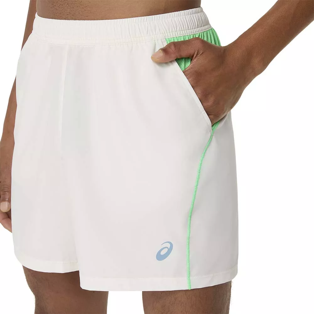 Asics Padel Court Short Creme / Gr&uuml;n