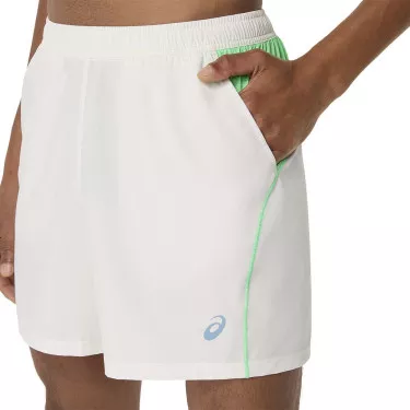 Asics Padel Court Short Creme / Gr&uuml;n
