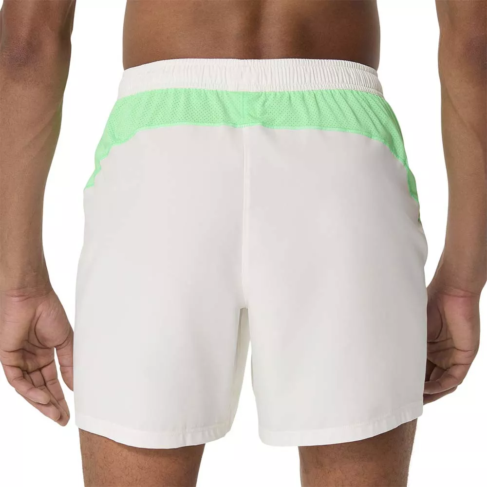 Asics Padel Court Short Creme / Gr&uuml;n