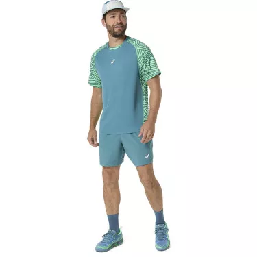 Asics Padel Court Short Gr&uuml;n / Grau