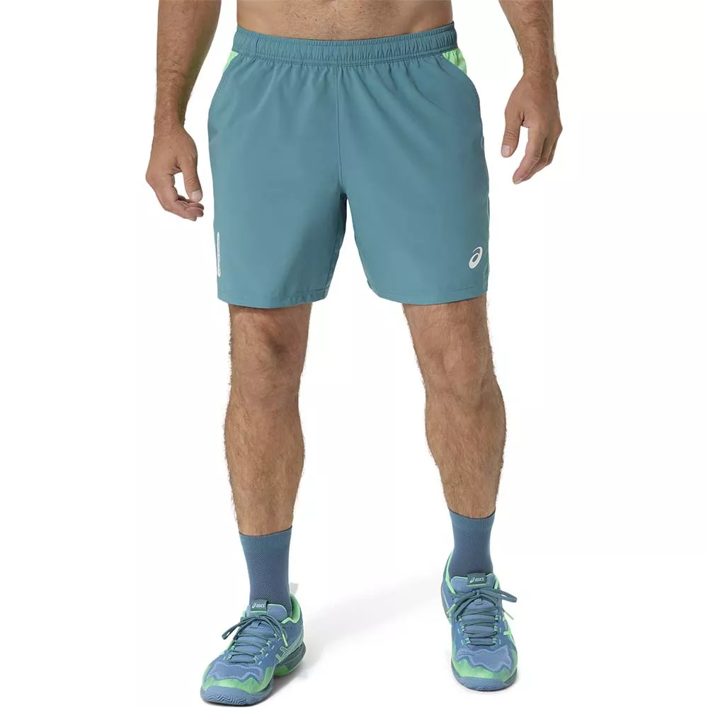 Asics Padel Court Short Gr&uuml;n / Grau
