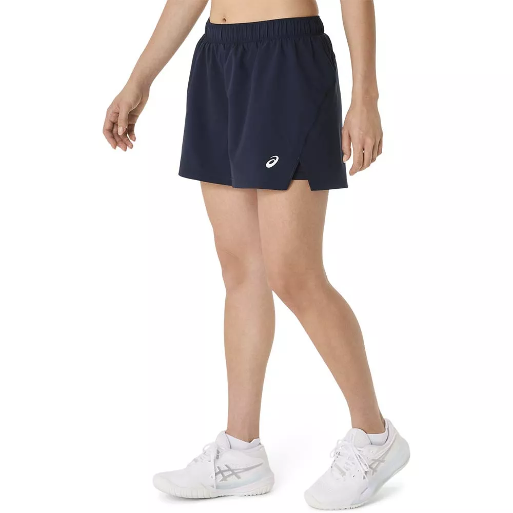 Asics Court 2-n-1 Short Damen Marineblau