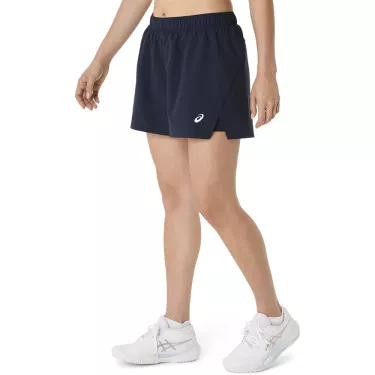 Asics Court 2-n-1 Short Damen Marineblau