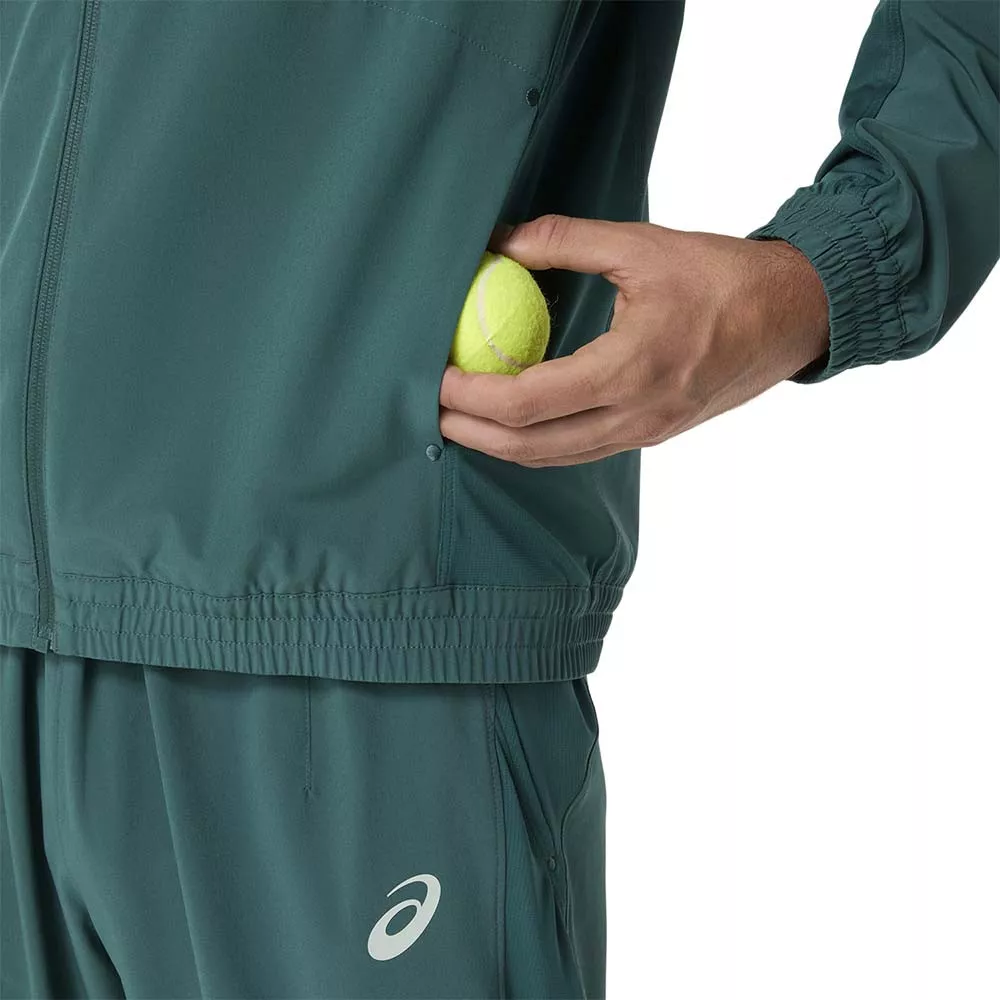 Asics Match Jacke Gr&uuml;n