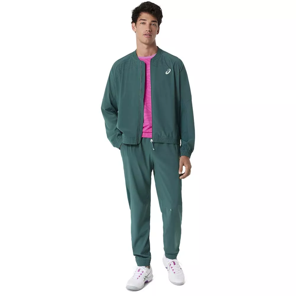 Asics Match Jacke Gr&uuml;n