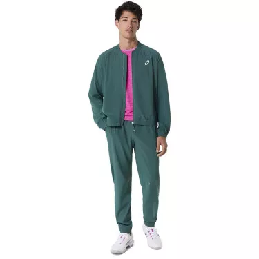 Asics Match Jacke Gr&uuml;n
