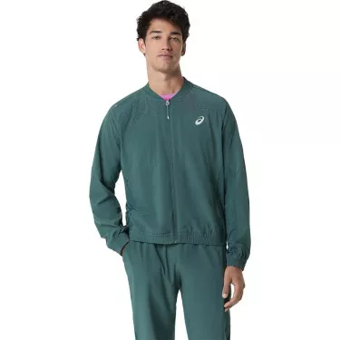 Asics Match Jacke Gr&uuml;n