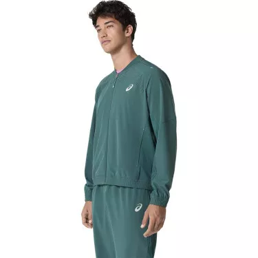 Asics Match Jacke Gr&uuml;n