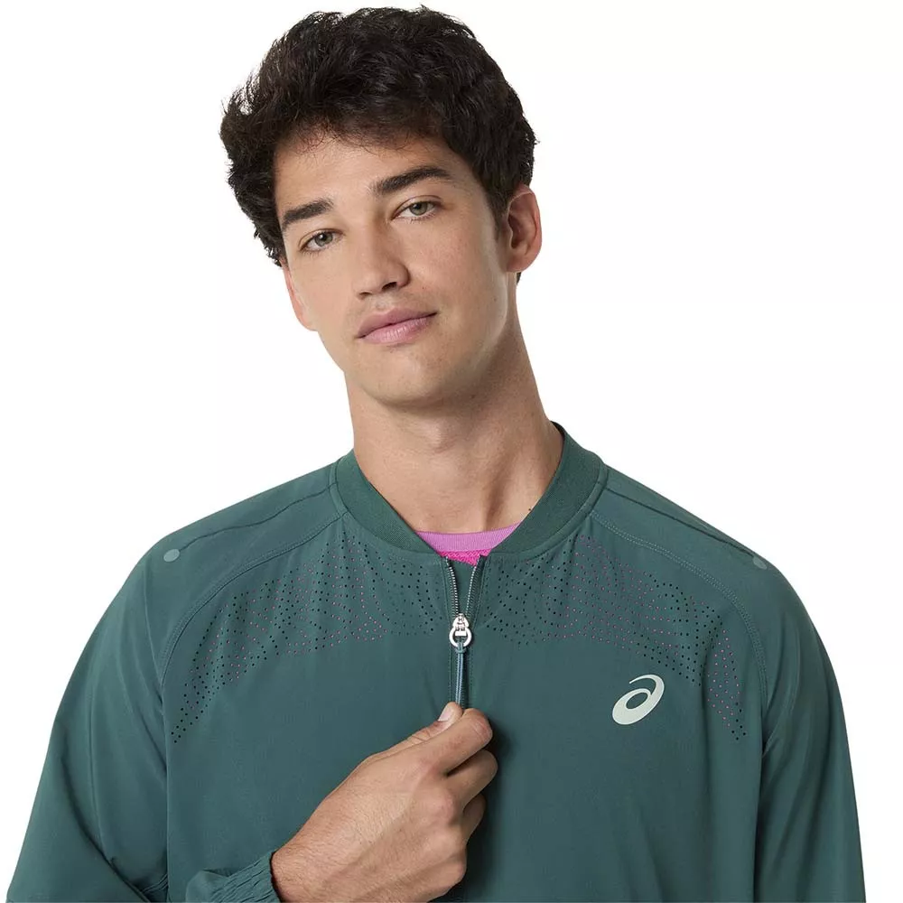 Asics Match Jacke Gr&uuml;n