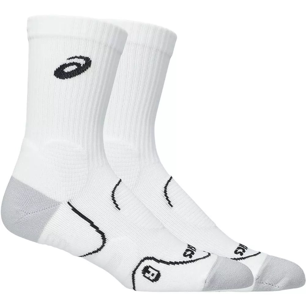 Asics Tennis Court+ Crew Socken Wei&szlig;