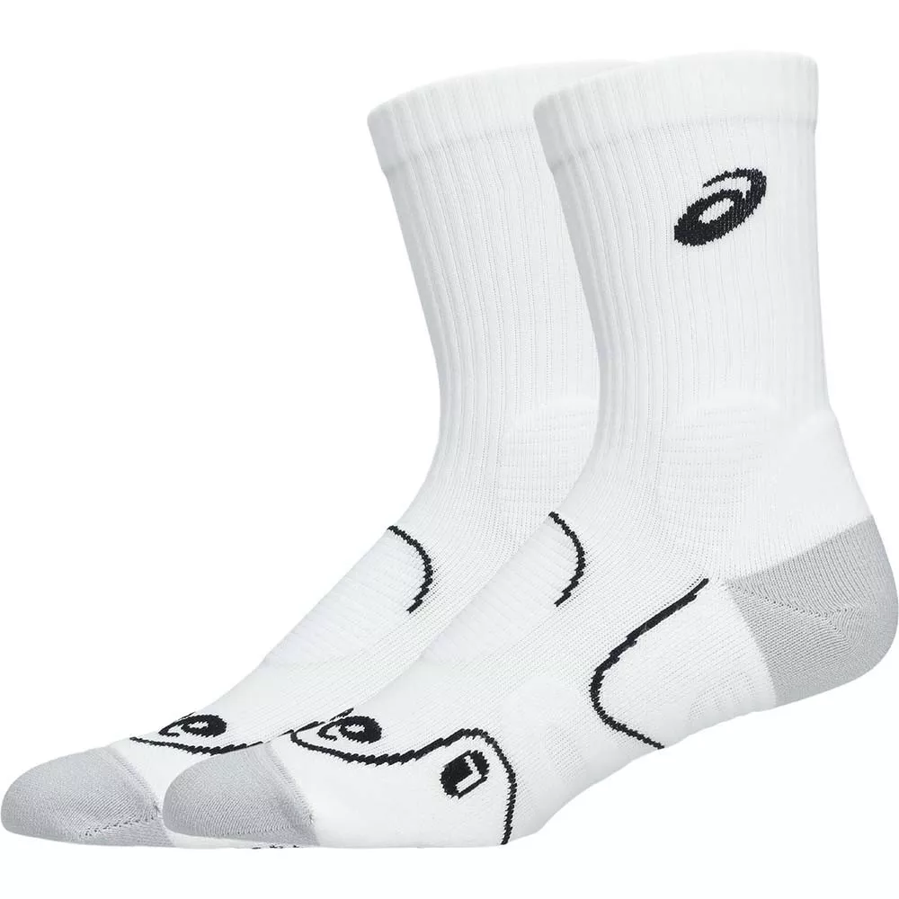 Asics Tennis Court+ Crew Socken Wei&szlig;