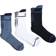 Bullpadel BP26PR U1 Socken Marineblau / Wei&szlig; / Blau 3er-Pack