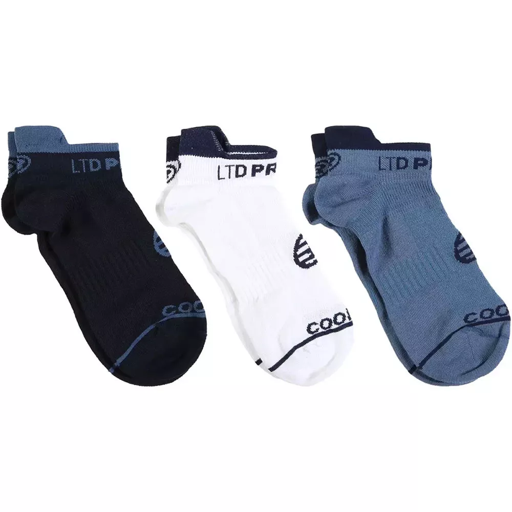 Bullpadel BP26PR U2 Socken Marineblau / Wei&szlig; / Blau 3er-Pack