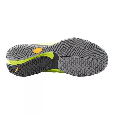 Bullpadel Hack Vibram 26V Lime Padelschuhe