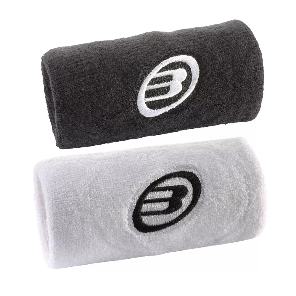 Bullpadel BPMU262 Schwei&szlig;band Wei&szlig; / Schwarz 2er-Pack