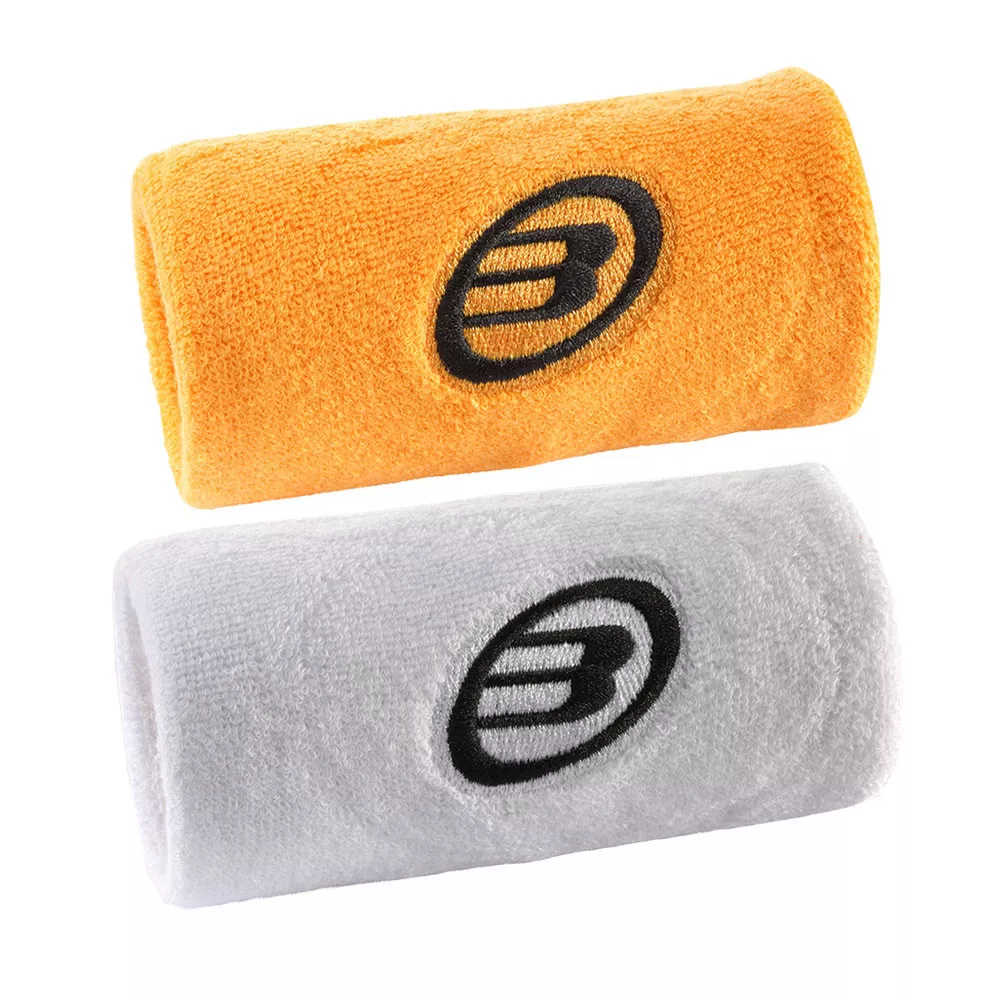 Bullpadel BPMU262 Schwei&szlig;band Wei&szlig; / Orange 2er-Pack