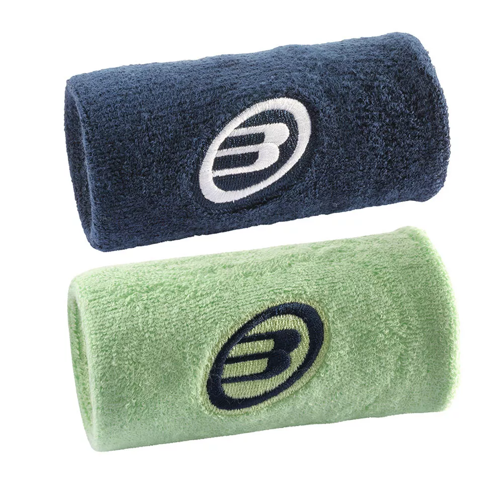 Bullpadel BPMU262 Schwei&szlig;band Marineblau / Gr&uuml;n 2er-Pack