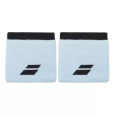Babolat Logo Schwei&szlig;band Hellblau / Schwarz 2er-Pack
