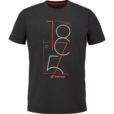 Babolat Exercise Graphic T-Shirt Schwarz