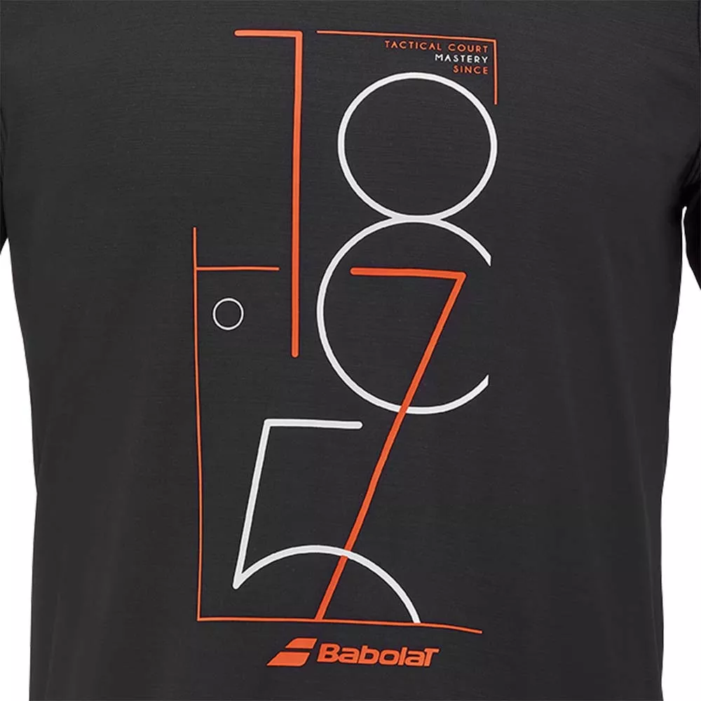 Babolat Exercise Graphic T-Shirt Schwarz