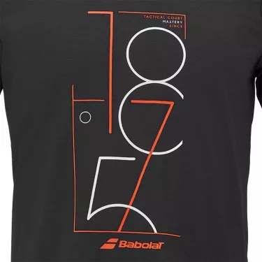 Babolat Exercise Graphic T-Shirt Schwarz