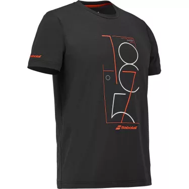 Babolat Exercise Graphic T-Shirt Schwarz