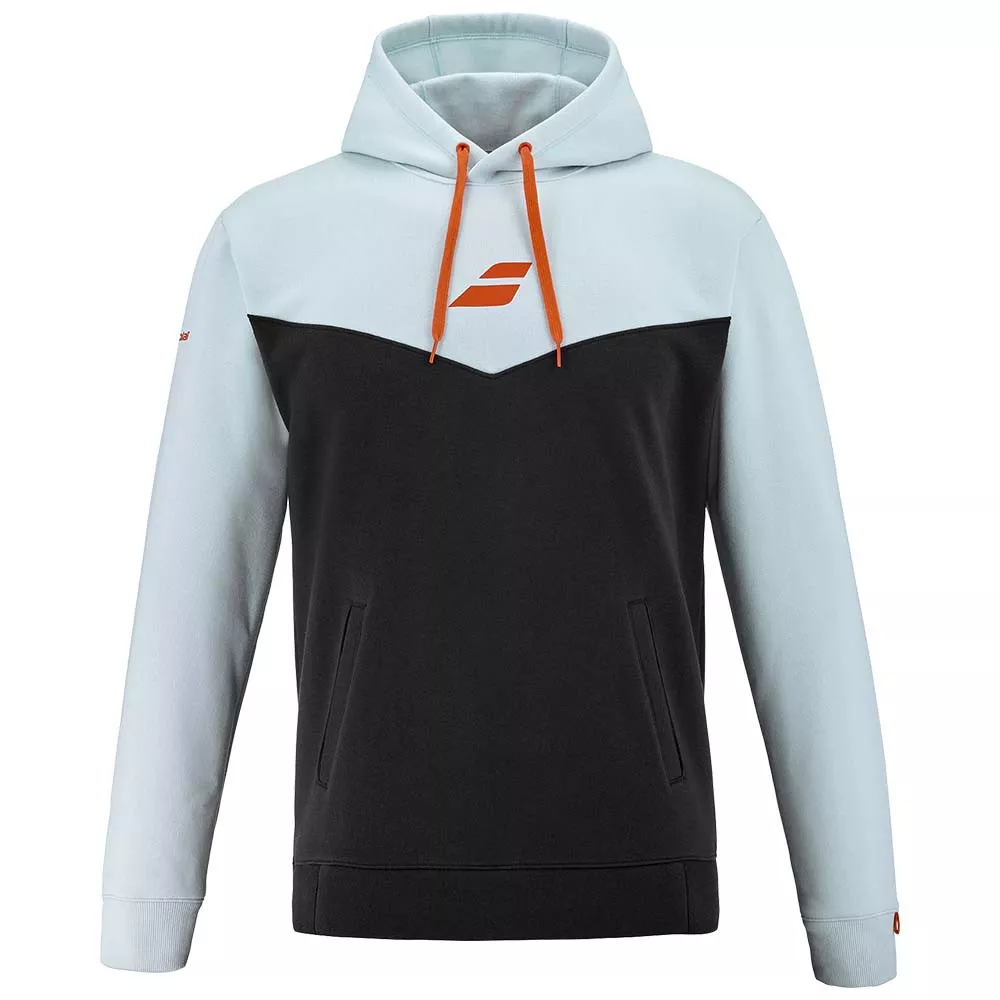 Babolat Exercise Kapuzenpullover Hellblau / Schwarz