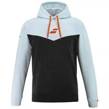 Babolat Exercise Kapuzenpullover Hellblau / Schwarz
