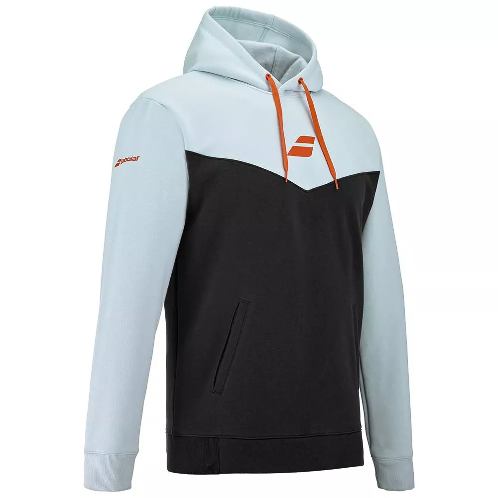 Babolat Exercise Kapuzenpullover Hellblau / Schwarz
