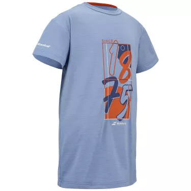 Babolat Graphic Junior T-Shirt Blau