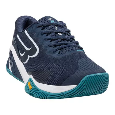 Bullpadel Hack Vibram 26V Padelschuhe Marineblau