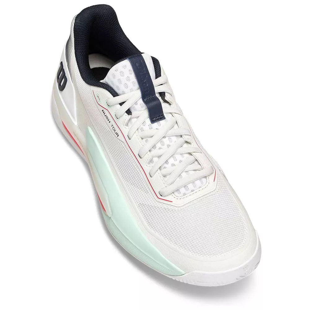 Wilson Rush Tour 5 Tennisschuhe Wei&szlig; / Pastellgr&uuml;n