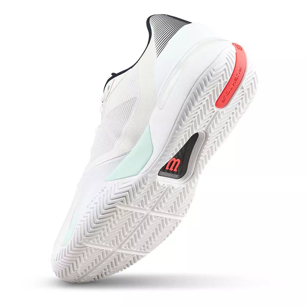 Wilson Rush Tour 5 Tennisschuhe Wei&szlig; / Pastellgr&uuml;n